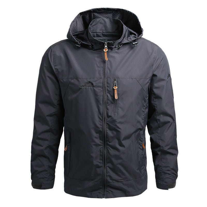 Softshell Jacke - Herren Kapuzenjacke Wasserdicht Outdoor Winddicht Jacke-HauteBerlin