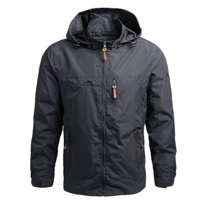 Softshell Jacke - Herren Kapuzenjacke Wasserdicht Outdoor Winddicht Jacke-HauteBerlin