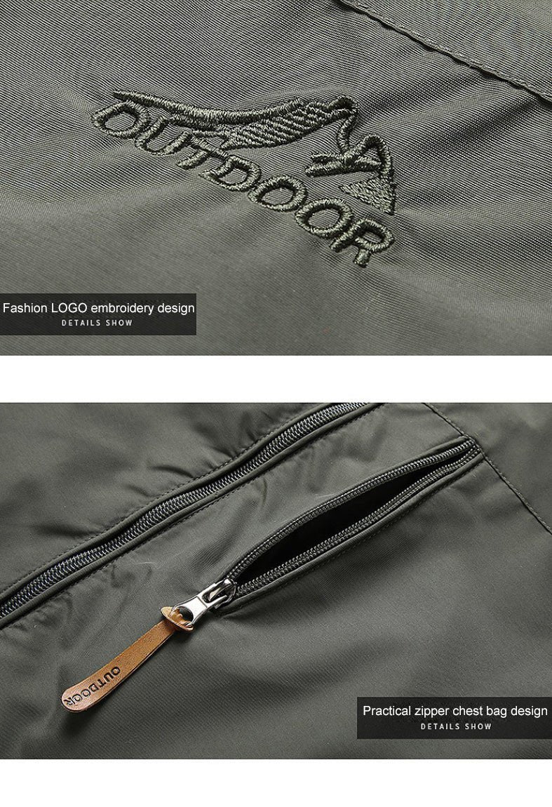 Softshell Jacke - Herren Kapuzenjacke Wasserdicht Outdoor Winddicht Jacke-HauteBerlin