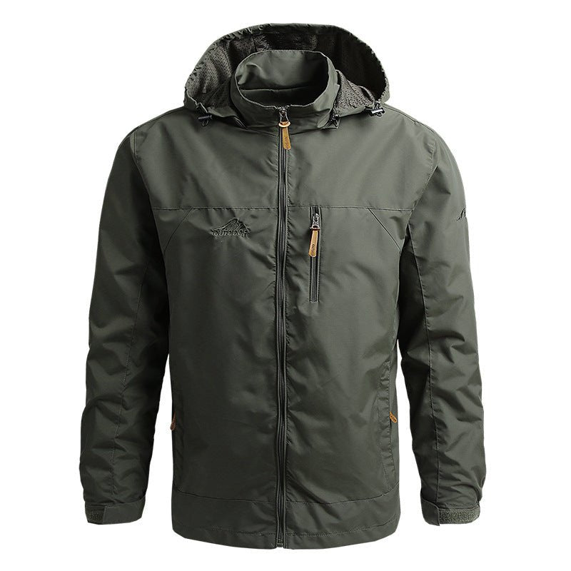 Softshell Jacke - Herren Kapuzenjacke Wasserdicht Outdoor Winddicht Jacke-HauteBerlin