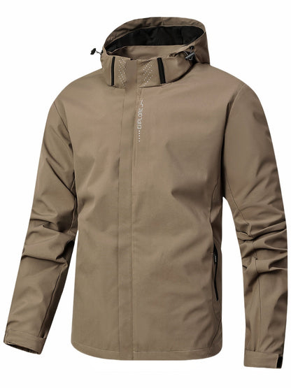 Softshelljacke | Mit Kapuze | Winddicht | Outdoorjacke | Herrenjacke-HauteBerlin