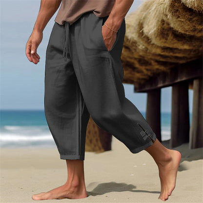 Sommerhose | Lockere Passform | Kordelzug | Haremshose | Herrenhose-HauteBerlin