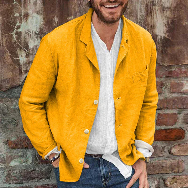 Sommerjacke – Leichte Leinenblazerjacke für Herren-HauteBerlin