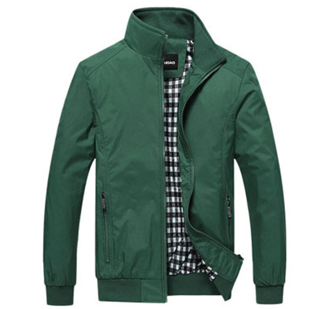Sommerjacke – Winddichte Harrington-Jacke mit Reißverschluss für Herren-HauteBerlin