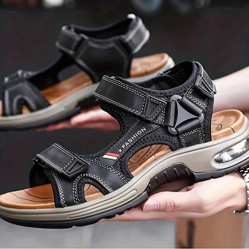 Sport-Sandalen | Ergonomisch | Fußgewölbeunterstützung | Orthopädische Sandalen | Herrenschuhe-HauteBerlin