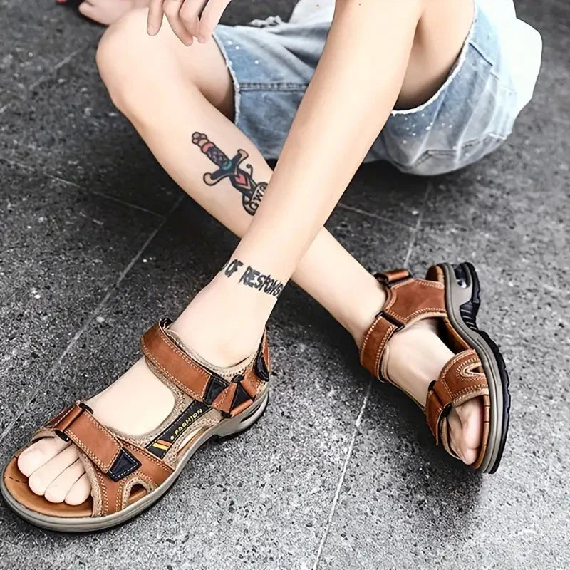 Sport Sandalen | Ergonomisch | Fußgewölbeunterstützung | Orthopädische Sandalen | Herrenschuhe-HauteBerlin
