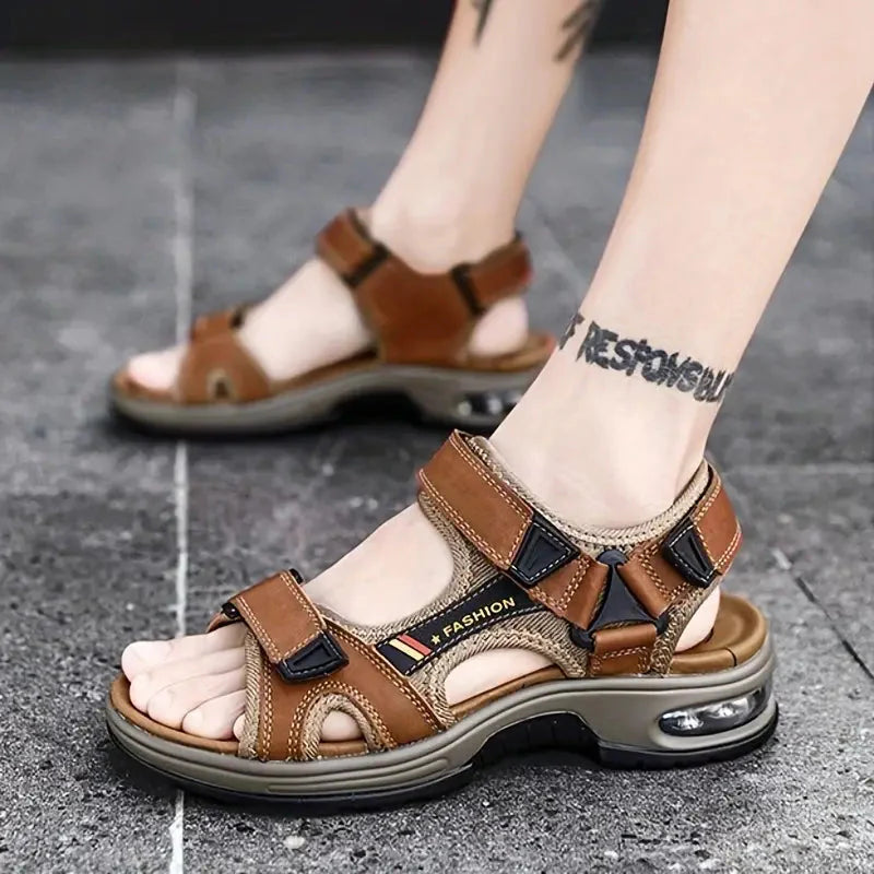 Sport Sandalen | Ergonomisch | Fußgewölbeunterstützung | Orthopädische Sandalen | Herrenschuhe-HauteBerlin