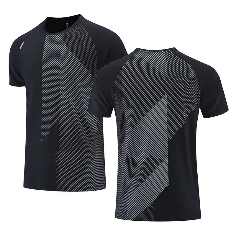 Sport-T-Shirt – atmungsaktives, schnell trocknendes Kurzarm-Fitness-T-Shirt für Herren-HauteBerlin