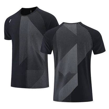 Sport-T-Shirt – atmungsaktives, schnell trocknendes Kurzarm-Fitness-T-Shirt für Herren-HauteBerlin