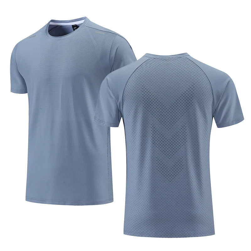 Sport-T-Shirt – atmungsaktives, schnell trocknendes Kurzarm-Fitness-T-Shirt für Herren-HauteBerlin