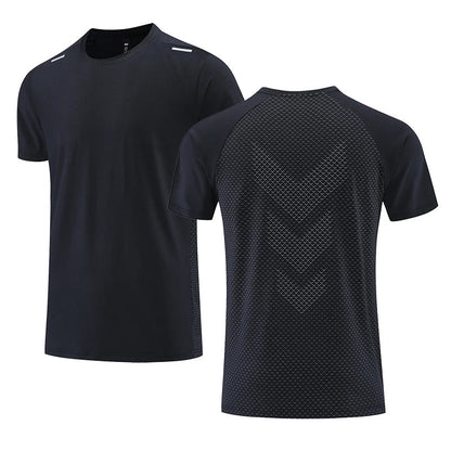 Sport-T-Shirt – atmungsaktives, schnell trocknendes Kurzarm-Fitness-T-Shirt für Herren-HauteBerlin