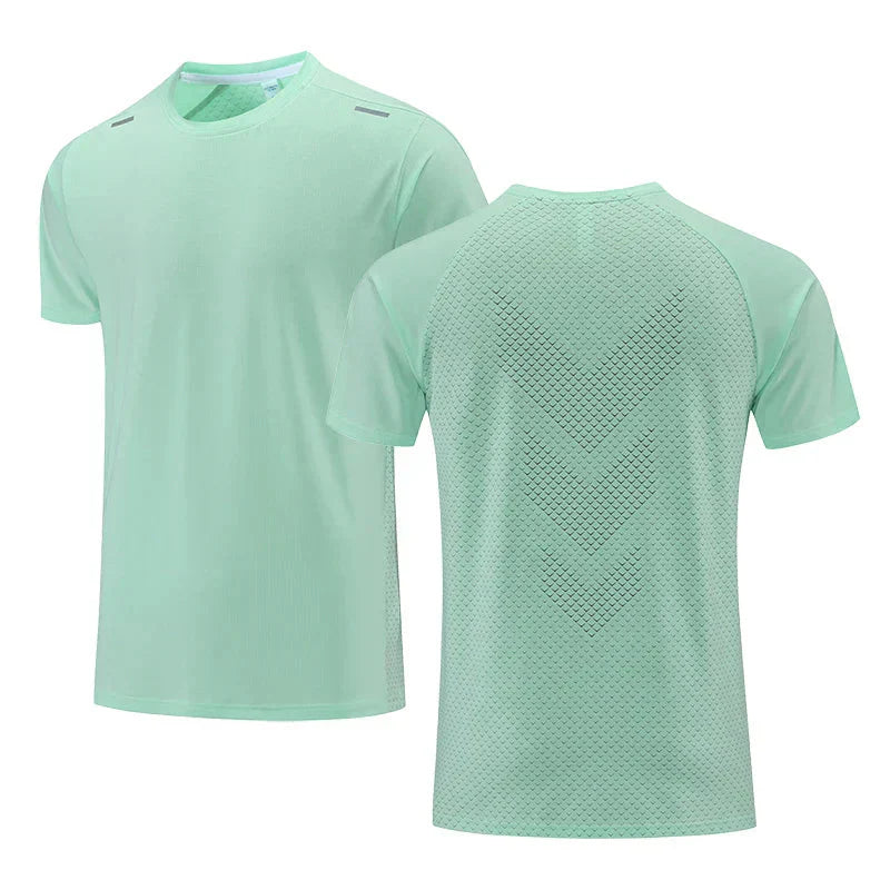 Sport-T-Shirt – atmungsaktives, schnell trocknendes Kurzarm-Fitness-T-Shirt für Herren-HauteBerlin