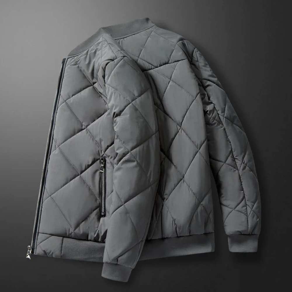 Steppjacke – Herrenjacke mit Fleecefutter für den Winter-HauteBerlin