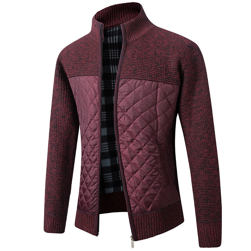 Steppjacke | Reißverschluss | Stehkragen | Winterkleidung | Herrenjacke-HauteBerlin