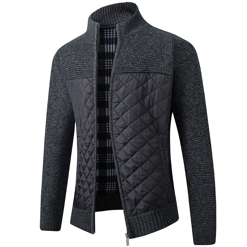 Steppjacke | Reißverschluss | Stehkragen | Winterkleidung | Herrenjacke-HauteBerlin