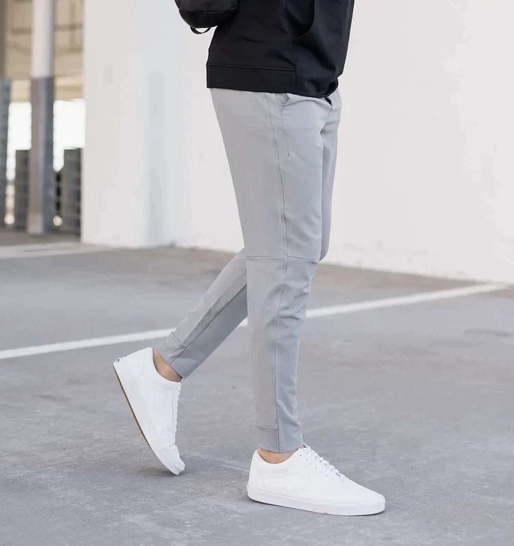 Stretch Broek - Heren Casual Elastische Taille Skinny Broek-HauteBerlin