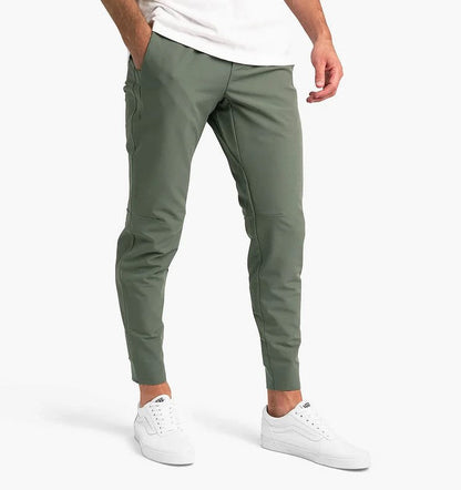 Stretch Broek - Heren Casual Elastische Taille Skinny Broek-HauteBerlin