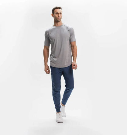 Stretch Broek - Heren Casual Elastische Taille Skinny Broek-HauteBerlin