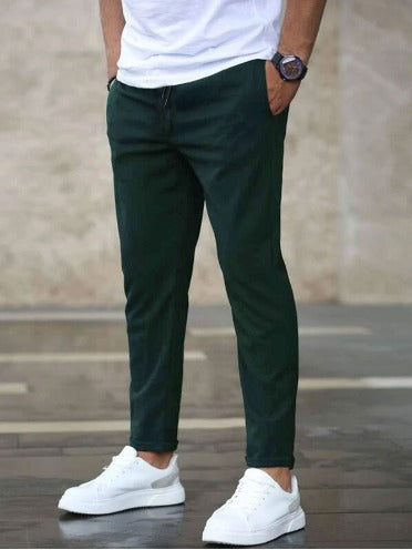Stretch-Hose – Bequem – Kordelzug – Stretch-Chinohose – Herrenhose-HauteBerlin
