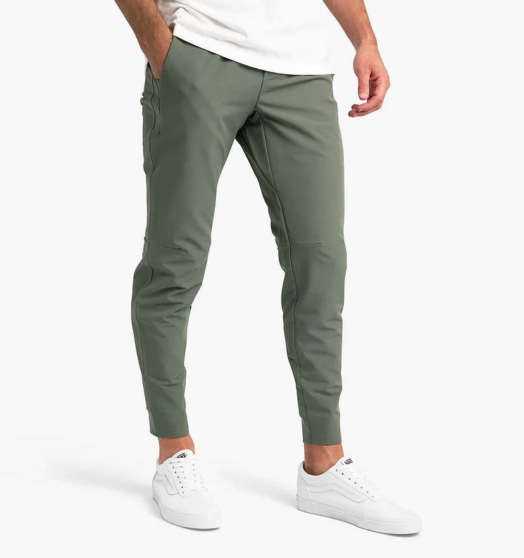Stretch-Hose | Elastische Taille | Winddicht | Slim-Fit-Jogginghose | Herrenhose-HauteBerlin