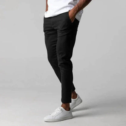 Stretch-Hosen | Elastische Taille | Slim Fit | Chinos | Herrenhosen-HauteBerlin