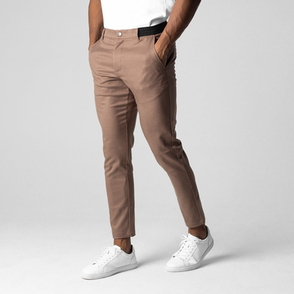 Stretch-Hosen | Elastische Taille | Slim Fit | Chinos | Herrenhosen-HauteBerlin