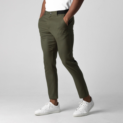 Stretch-Hosen | Elastische Taille | Slim Fit | Chinos | Herrenhosen-HauteBerlin