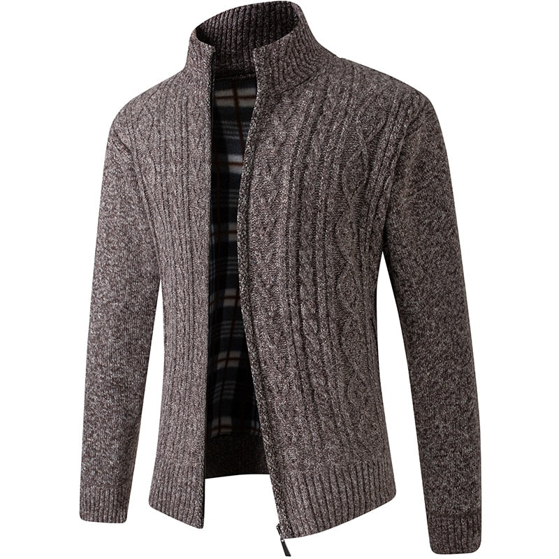 Strickjacke | Reißverschluss | Winter | Strickjacke | Herren-Strickjacke-HauteBerlin