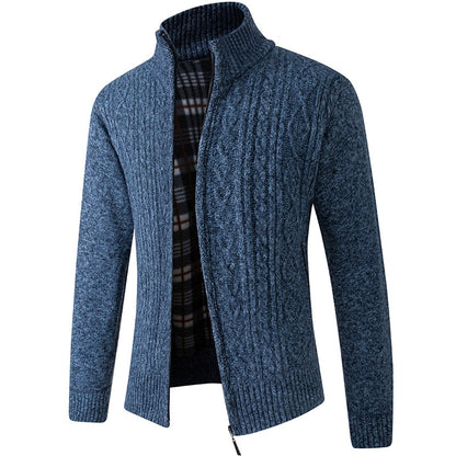 Strickjacke | Reißverschluss | Winter | Strickjacke | Herren-Strickjacke-HauteBerlin