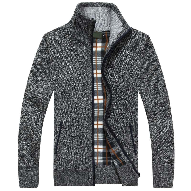Strickjacke | Reißverschluss | Winter | Strickjacke | Herren-Strickjacke-HauteBerlin