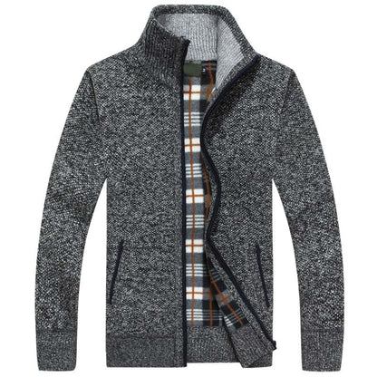 Strickjacke | Reißverschluss | Winter | Strickjacke | Herren-Strickjacke-HauteBerlin