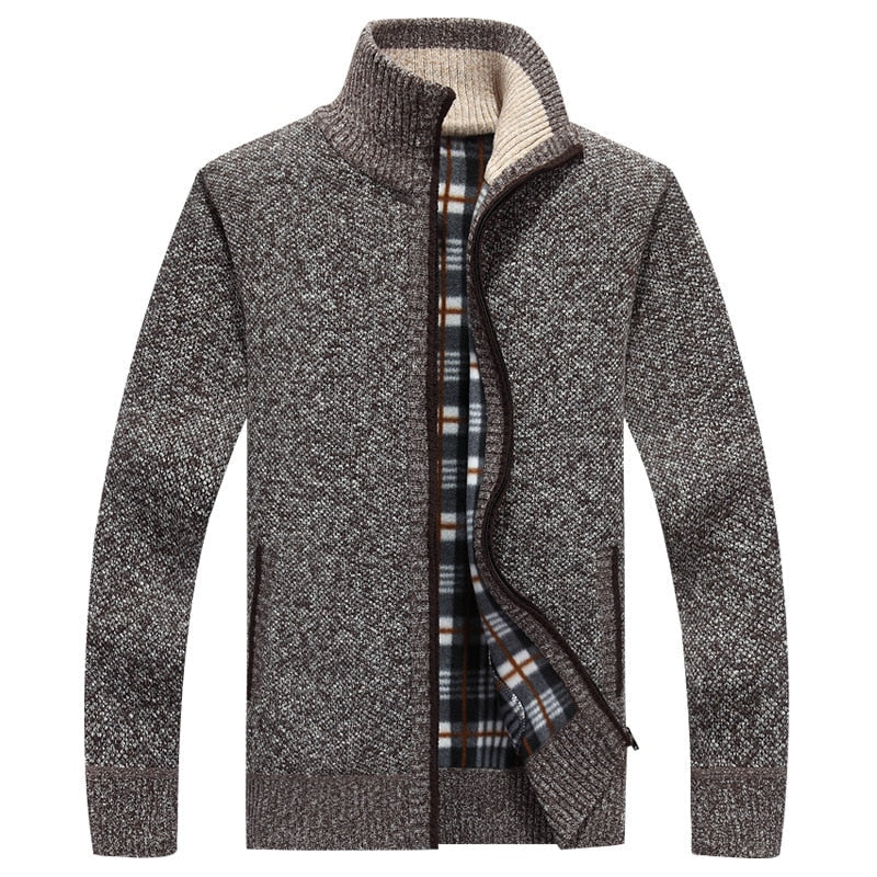 Strickjacke | Reißverschluss | Winter | Strickjacke | Herren-Strickjacke-HauteBerlin