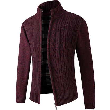 Strickjacke | Reißverschluss | Winter | Strickjacke | Herren-Strickjacke-HauteBerlin