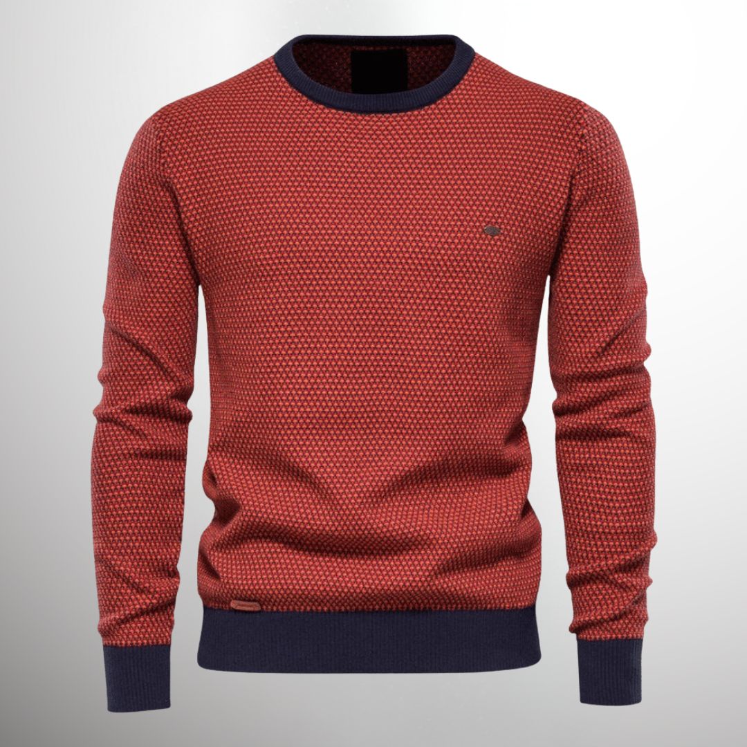 Strickpullover | Rundhalsausschnitt | Normale Passform | Pullover | Herrenpullover-HauteBerlin