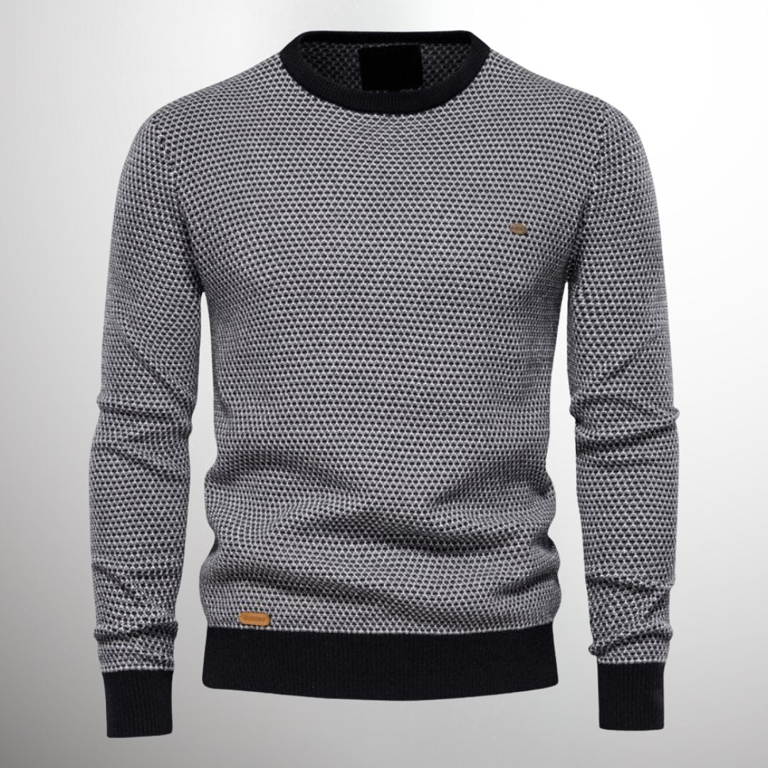 Strickpullover | Rundhalsausschnitt | Normale Passform | Pullover | Herrenpullover-HauteBerlin