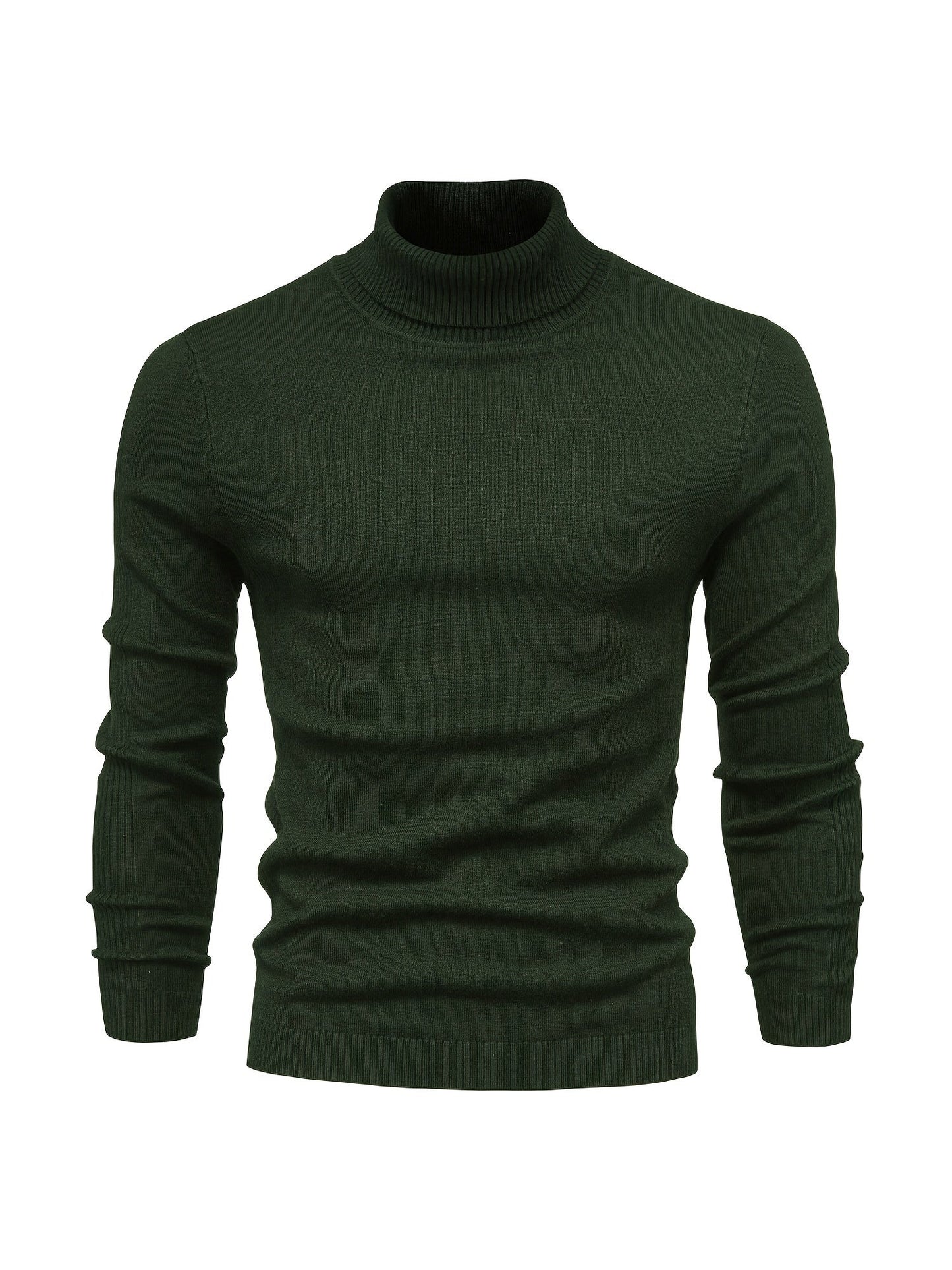 Strickpullover | Schmale Passform | Langärmlig | Rollkragen | Herrenbekleidung-HauteBerlin