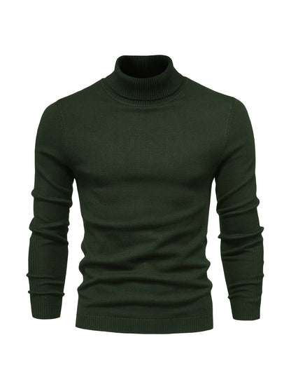 Strickpullover | Schmale Passform | Langärmlig | Rollkragen | Herrenbekleidung-HauteBerlin