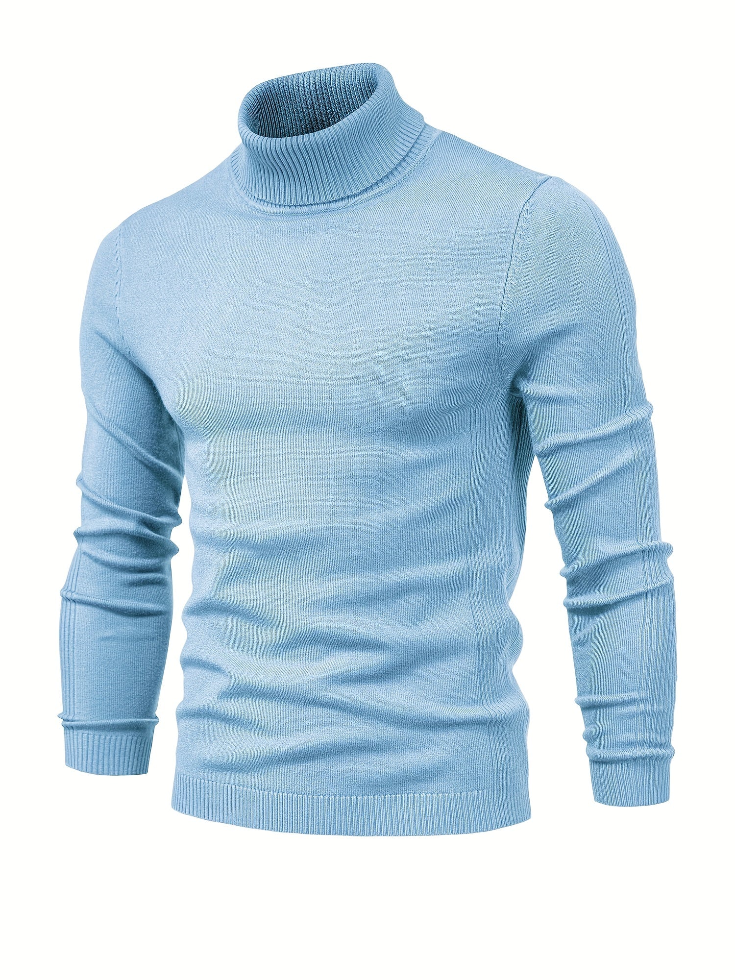 Strickpullover | Schmale Passform | Langärmlig | Rollkragen | Herrenbekleidung-HauteBerlin