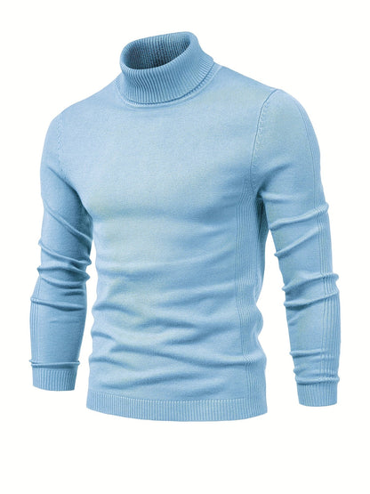 Strickpullover | Schmale Passform | Langärmlig | Rollkragen | Herrenbekleidung-HauteBerlin