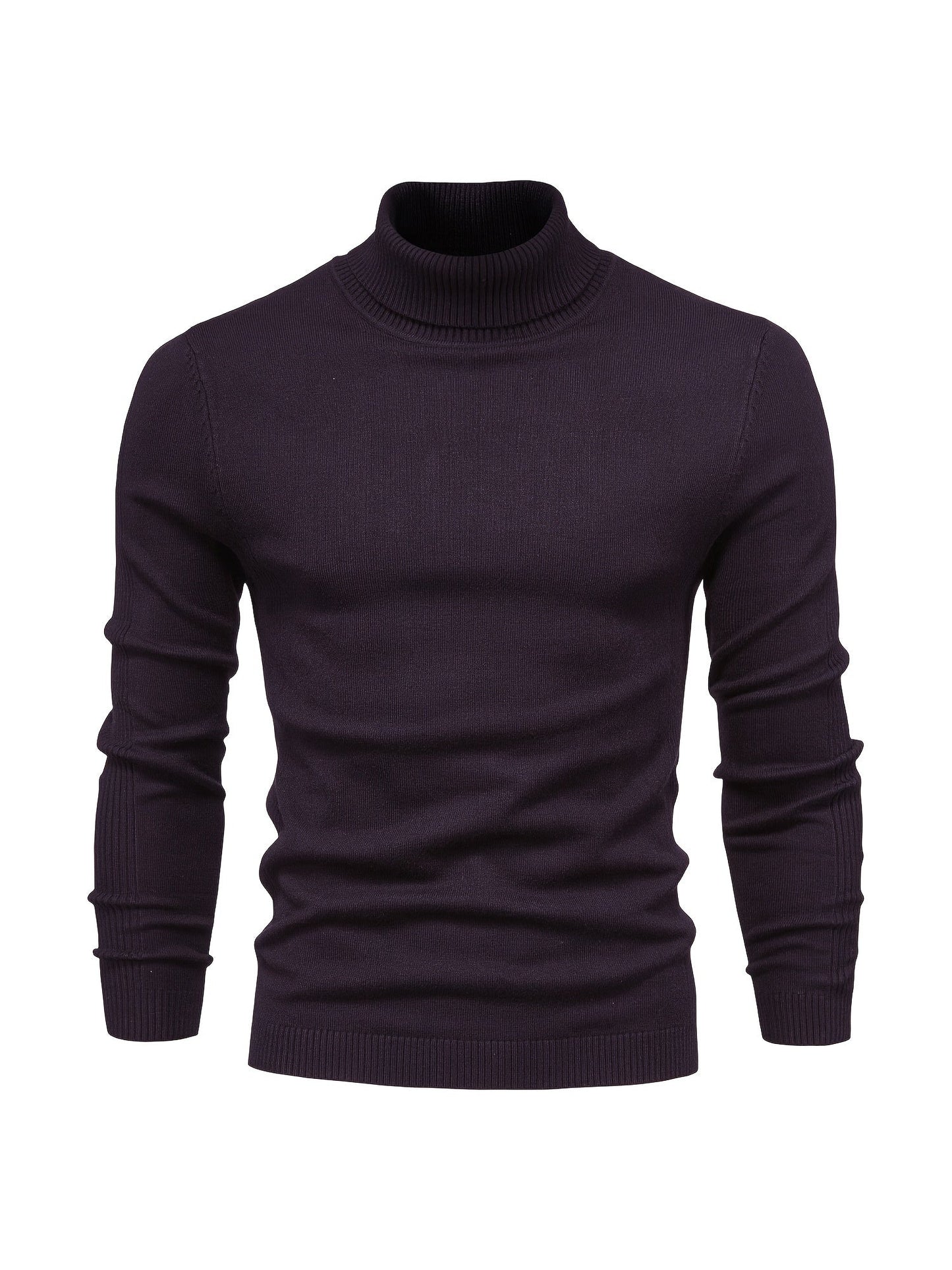 Strickpullover | Schmale Passform | Langärmlig | Rollkragen | Herrenbekleidung-HauteBerlin