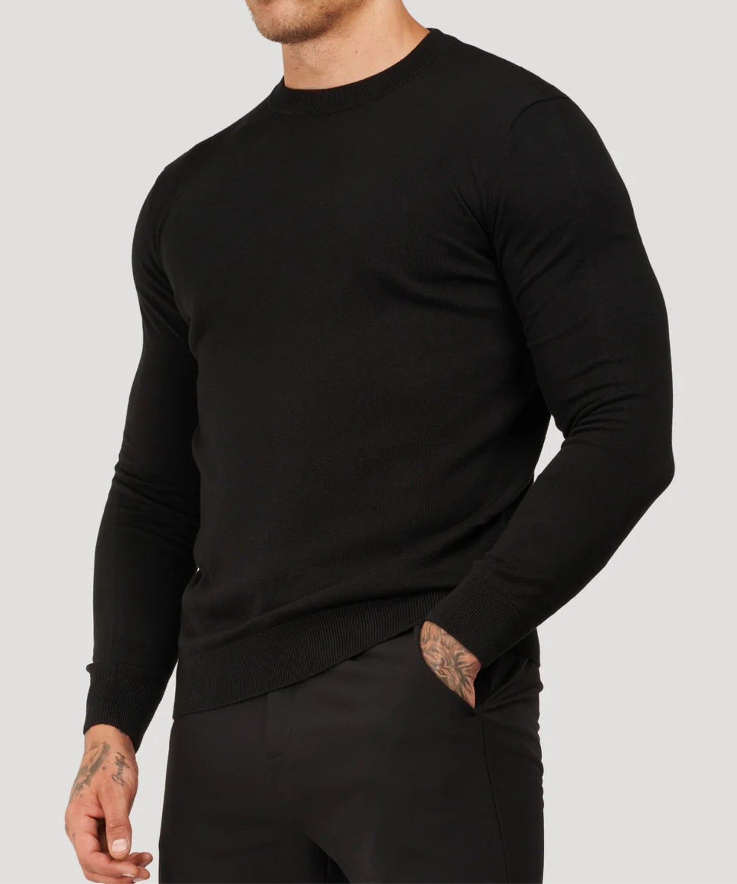 Strickpullover - Slim Fit - Feinstrick - Pullover - Herrenpullover-HauteBerlin