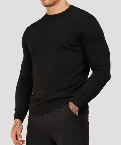 Strickpullover - Slim Fit - Feinstrick - Pullover - Herrenpullover-HauteBerlin