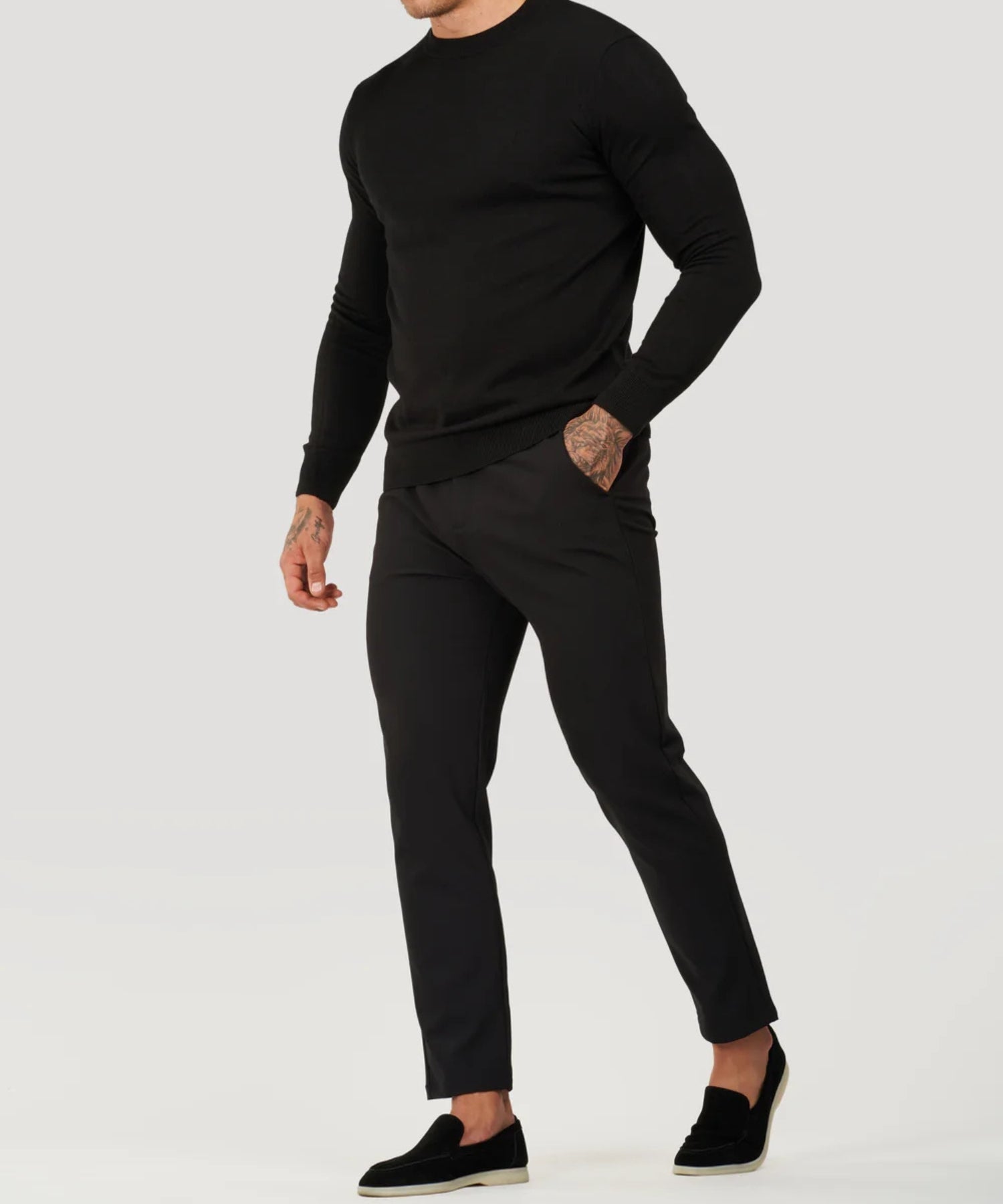 Strickpullover - Slim Fit - Feinstrick - Pullover - Herrenpullover-HauteBerlin