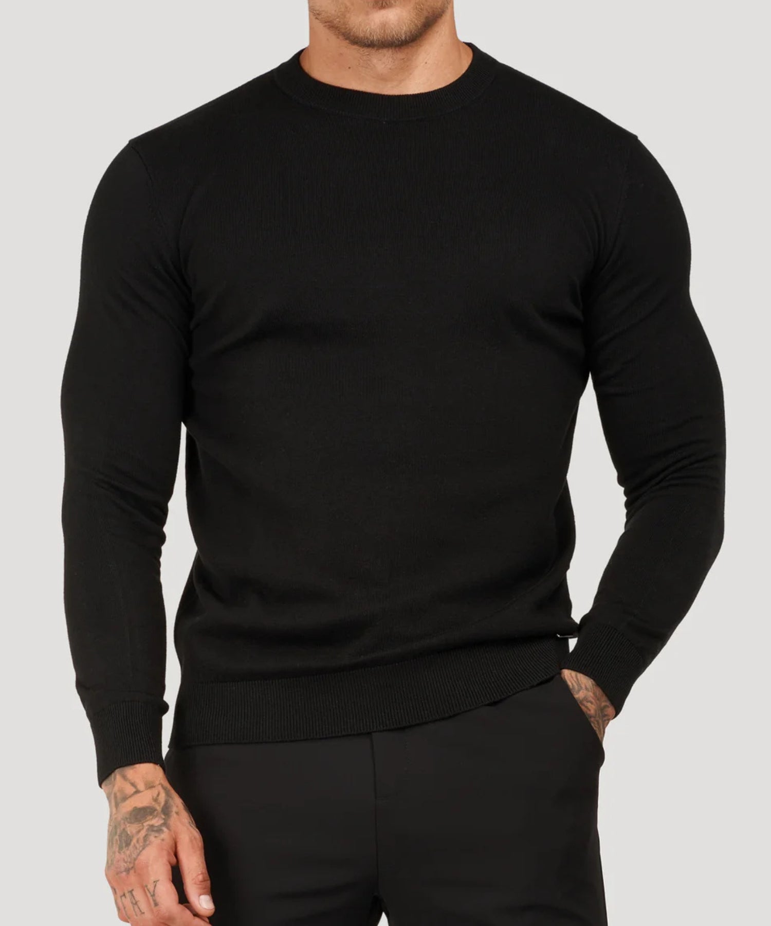 Strickpullover - Slim Fit - Feinstrick - Pullover - Herrenpullover-HauteBerlin