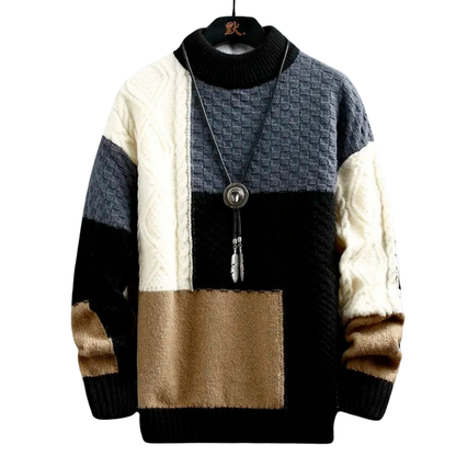 Strickpullover | Winter | Rundhalsausschnitt | Grobstrickpullover | Herren-Strickwaren-HauteBerlin