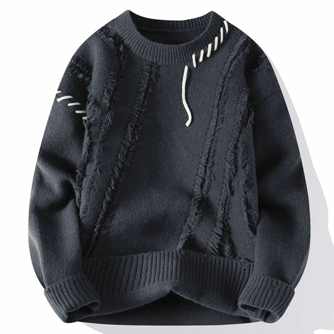 Strickpullover | Winter | Rundhalsausschnitt | Grobstrickpullover | Herren-Strickwaren-HauteBerlin