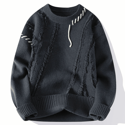 Strickpullover | Winter | Rundhalsausschnitt | Grobstrickpullover | Herren-Strickwaren-HauteBerlin