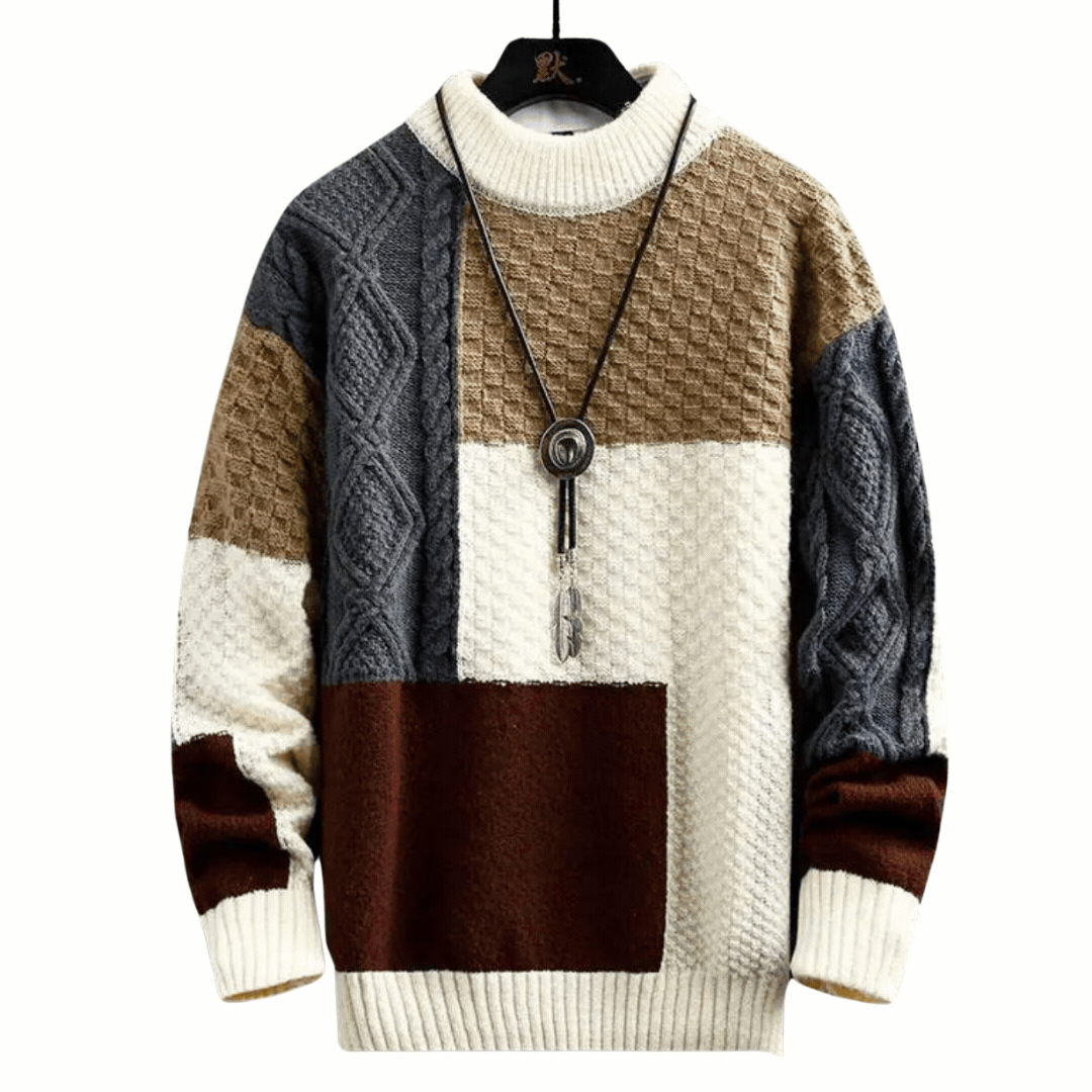 Strickpullover | Winter | Rundhalsausschnitt | Grobstrickpullover | Herren-Strickwaren-HauteBerlin