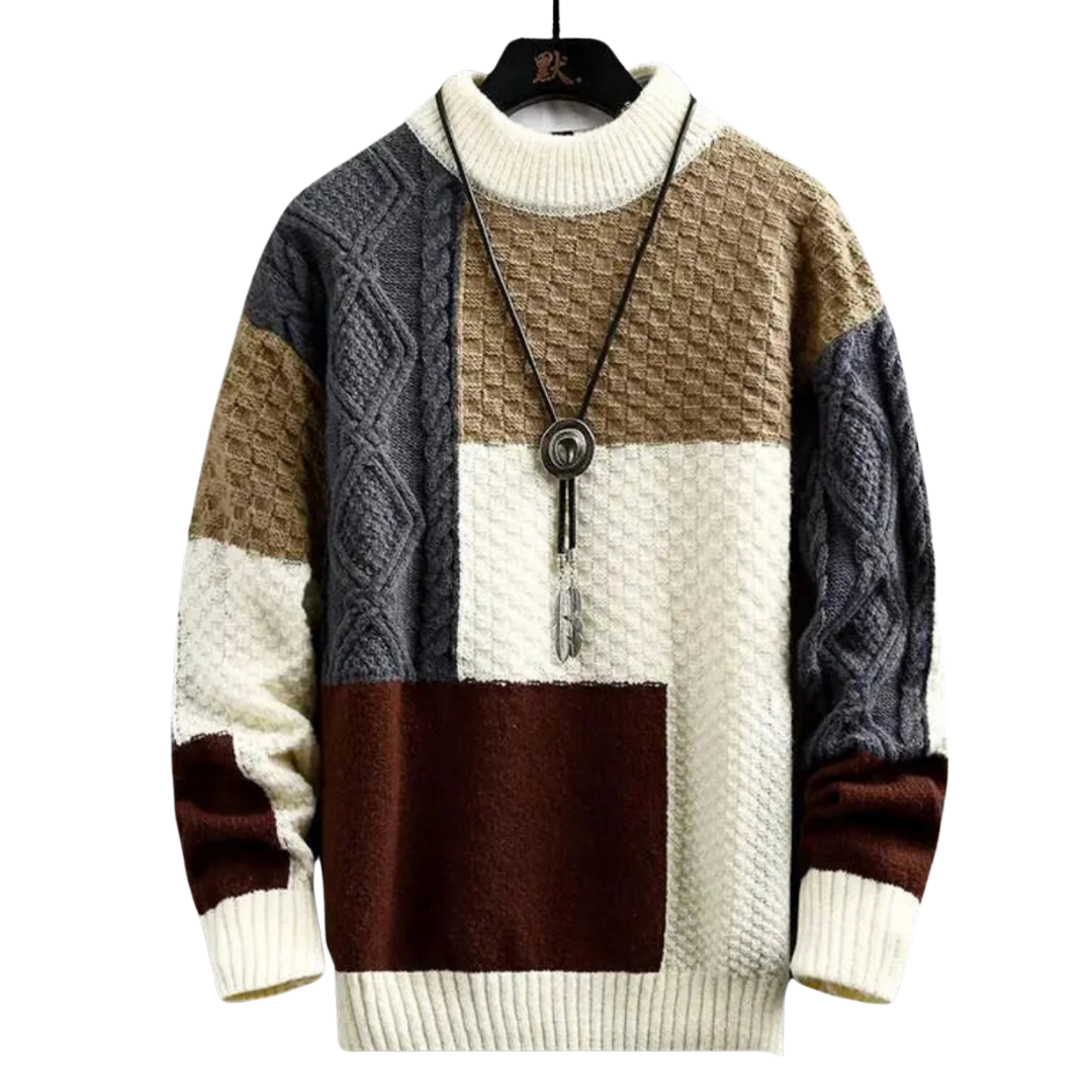 Strickpullover | Winter | Rundhalsausschnitt | Grobstrickpullover | Herren-Strickwaren-HauteBerlin