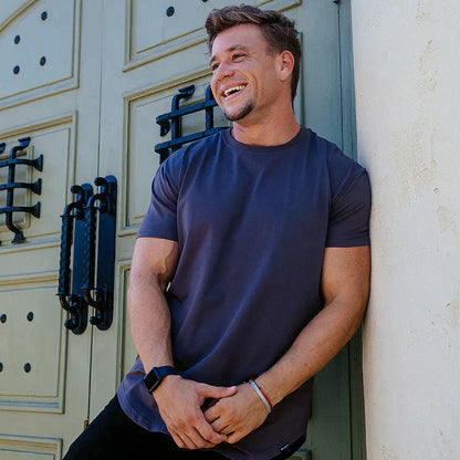 T-Shirt | Kurzarm | Rundhalsausschnitt | Slim-Fit-T-Shirts | Herren-T-Shirts-HauteBerlin